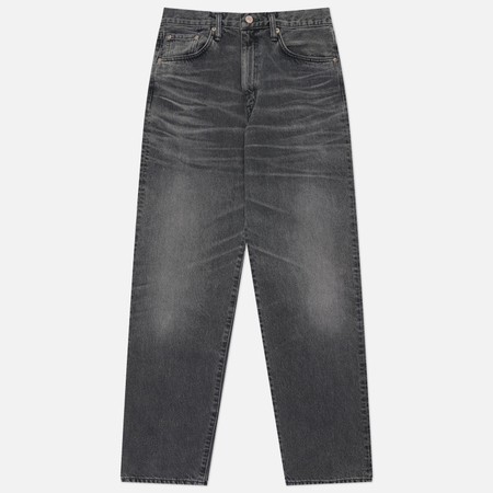 фото Мужские джинсы edwin loose fit kaihara right hand black denim 13 oz, цвет серый, размер 38/32