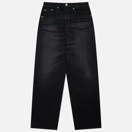 фото Мужские джинсы edwin wide kaihara right hand black denim 13 oz, цвет чёрный, размер 36/32