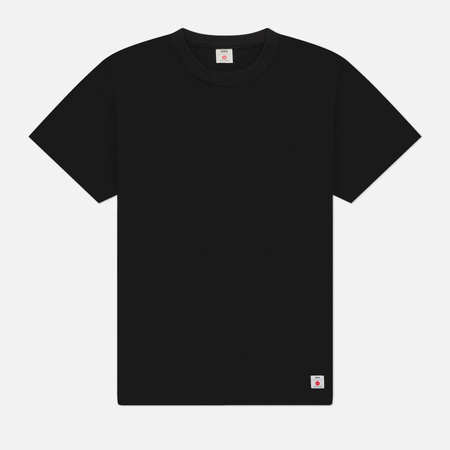 фото Мужская футболка edwin classic boxy fit, цвет чёрный, размер m