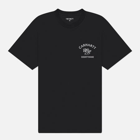 фото Мужская футболка carhartt wip eightynine, цвет чёрный, размер l