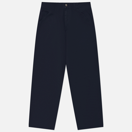 фото Мужские брюки carhartt wip og single knee, цвет синий, размер l