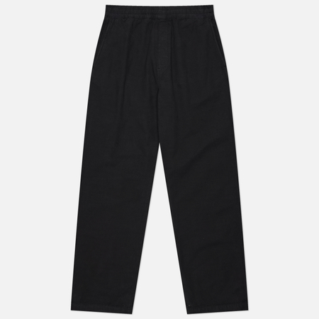 фото Мужские брюки carhartt wip walton, цвет чёрный, размер xl