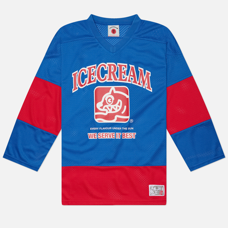 фото Мужской лонгслив icecream team hockey, цвет синий, размер xl