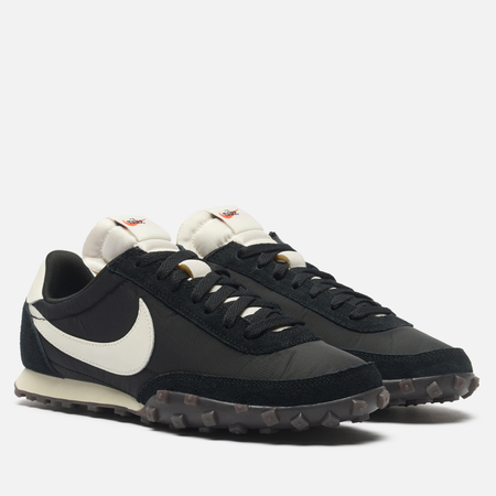 фото Кроссовки nike waffle racer, цвет чёрный, размер 45.5 eu