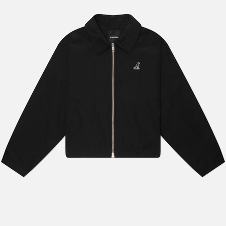 фото Женская куртка харрингтон kangol harrington, цвет чёрный, размер s