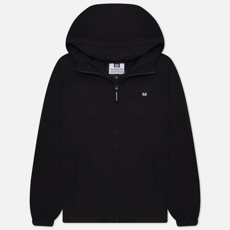 фото Мужская куртка ветровка weekend offender plex windbreaker, цвет чёрный, размер s