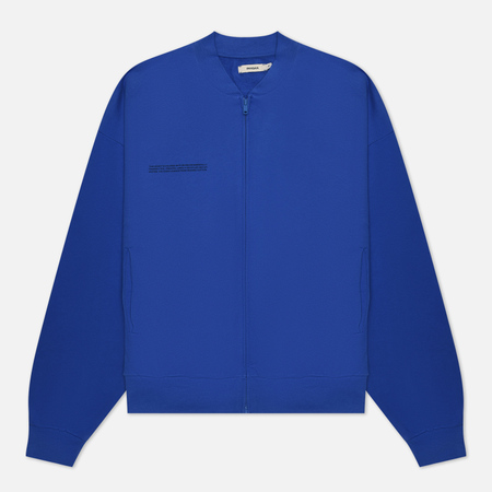 фото Мужская толстовка pangaia organic cotton bomber, цвет синий, размер s