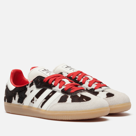 фото Женские кроссовки adidas originals samba og, цвет бежевый, размер 38 eu