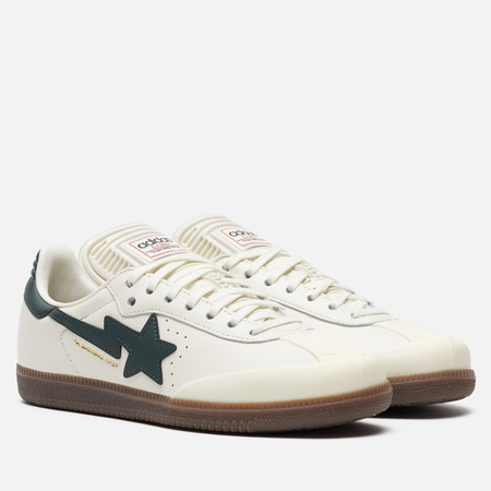 фото Кроссовки adidas originals x bape samba, цвет белый, размер 40.5 eu