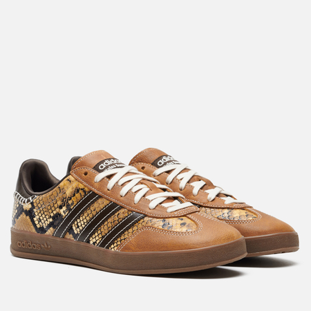 фото Кроссовки adidas originals x wales bonner gazelle snake, цвет коричневый, размер 40 eu