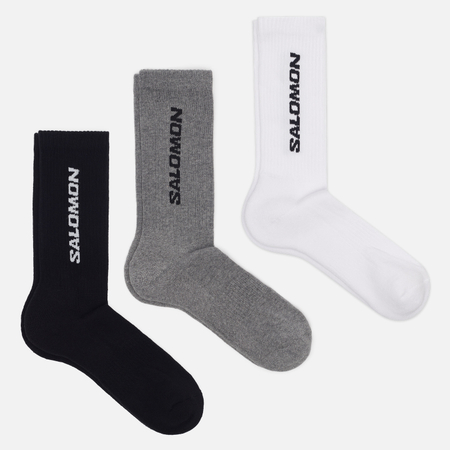 фото Комплект носков salomon advanced everday crew 3-pack, цвет комбинированный, размер 42-44 eu