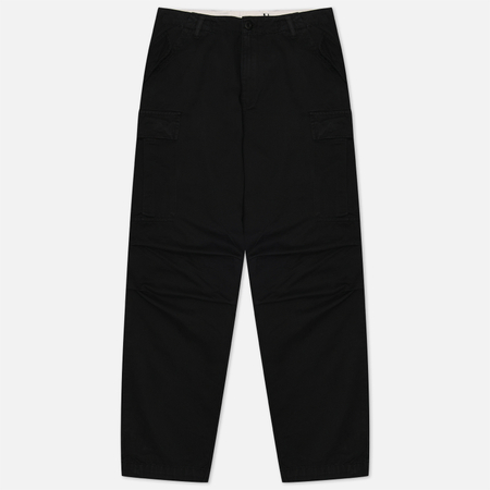 фото Мужские брюки alpha industries m-65 cargo, цвет чёрный, размер 30/32