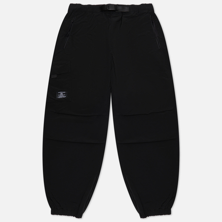 фото Мужские брюки alpha industries utility jogger, цвет чёрный, размер xs