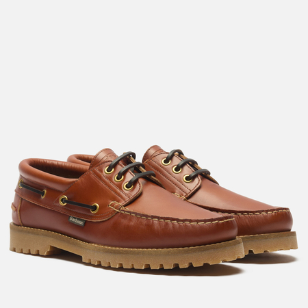фото Мужские ботинки barbour re-engineered deck boat, цвет коричневый, размер 41 eu