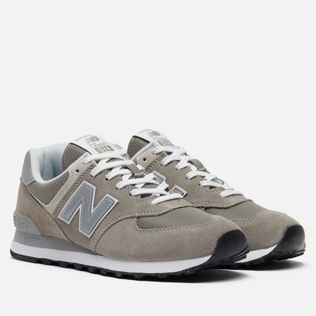 фото Мужские кроссовки new balance ml574evg, цвет серый, размер 40.5 eu