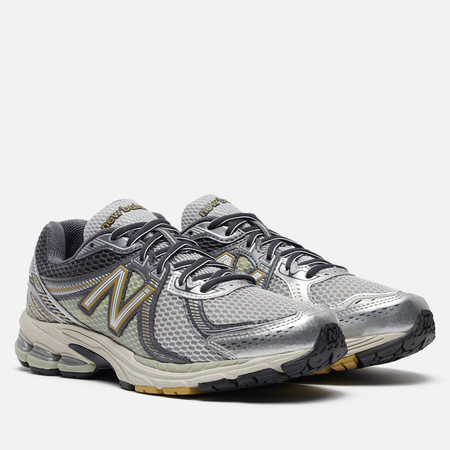 фото Мужские кроссовки new balance 860v2 earth & mars, цвет серебряный, размер 38 eu