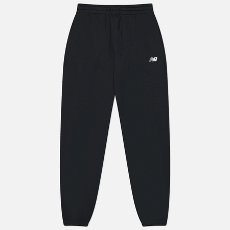 фото Мужские брюки new balance sport essentials french terry jogger, цвет чёрный, размер s
