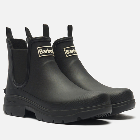 фото Мужские ботинки barbour nimbus wellingtons, цвет чёрный, размер 45 eu