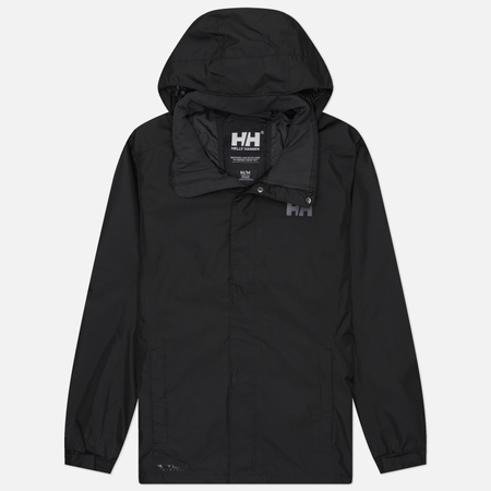 фото Мужская куртка ветровка helly hansen dubliner waterproof, цвет чёрный, размер xxxl