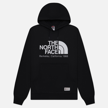 фото Мужская толстовка the north face scrap berkeley california hoodie, цвет чёрный, размер s