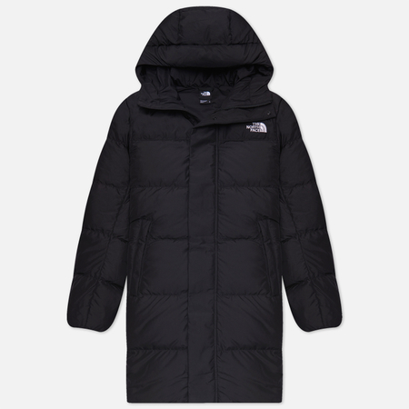 фото Мужская куртка парка the north face hydrenalite down mid, цвет чёрный, размер s