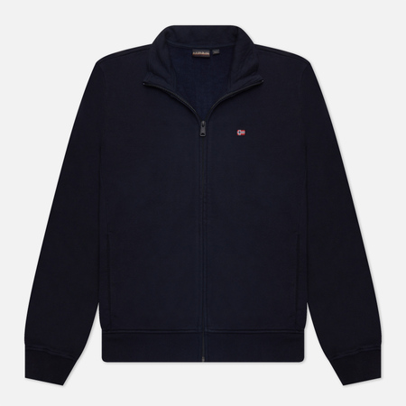 фото Мужская толстовка napapijri balis full zip, цвет чёрный, размер s