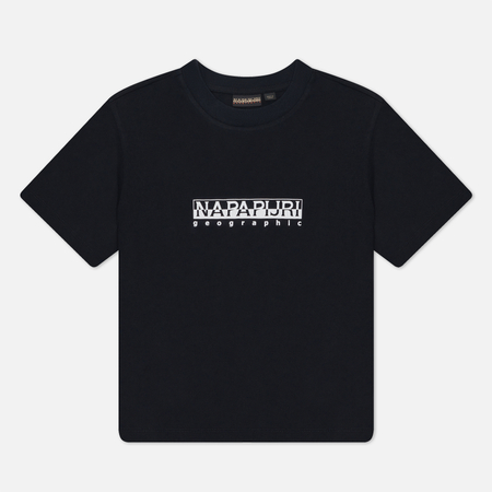 фото Женская футболка napapijri s-box 5, цвет чёрный, размер xs