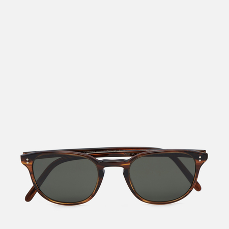 фото Солнцезащитные очки oliver peoples fairmont sun polarized, цвет зелёный, размер 49mm