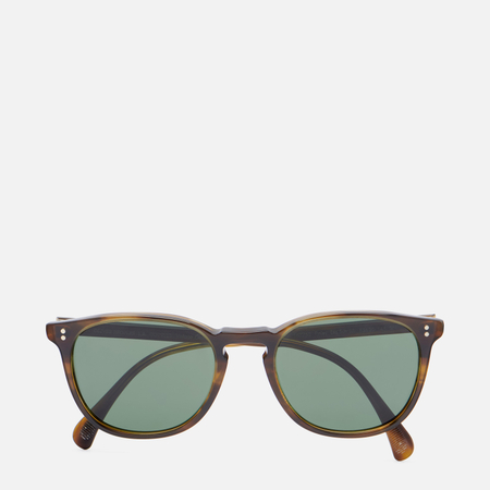 фото Солнцезащитные очки oliver peoples finley esq. sun, цвет коричневый, размер 53mm
