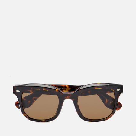 фото Солнцезащитные очки oliver peoples filu' polarized, цвет коричневый, размер 50mm