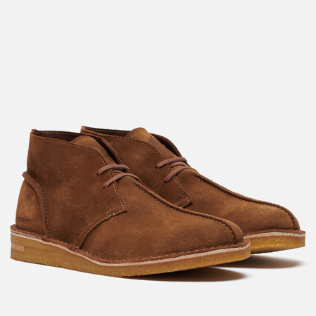 фото Мужские ботинки oswen agnes suede, цвет коричневый, размер 41 eu