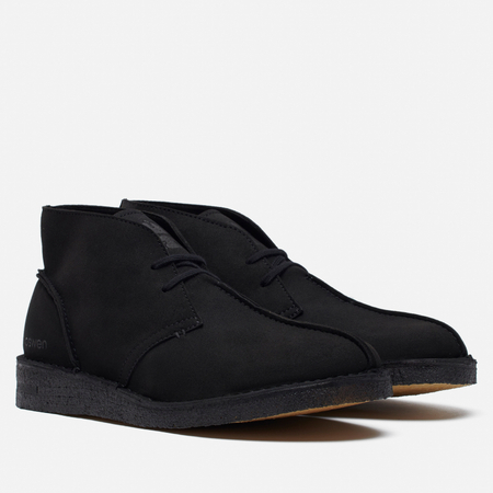 фото Мужские ботинки oswen agnes vegan microsuede, цвет чёрный, размер 41 eu
