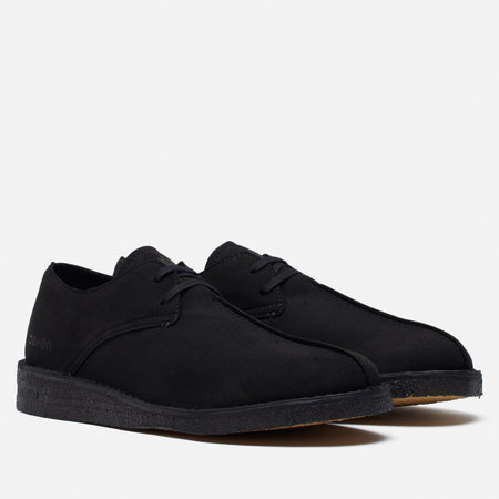 фото Мужские ботинки oswen agnes low vegan microsuede, цвет чёрный, размер 39 eu