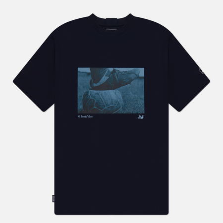 фото Мужская футболка peaceful hooligan deflated, цвет синий, размер s