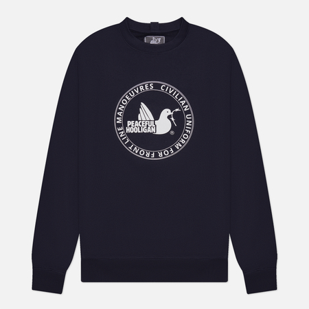 фото Мужская толстовка peaceful hooligan civilian uniform, цвет синий, размер s