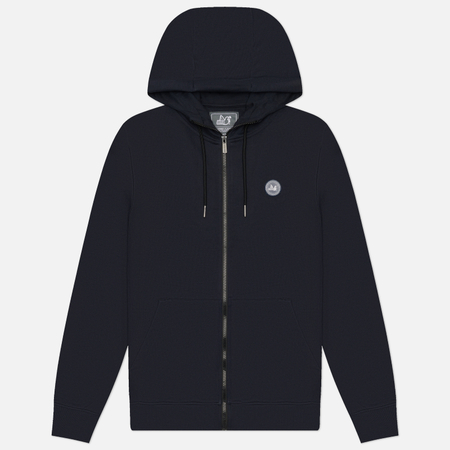 фото Мужская толстовка peaceful hooligan athletic zip hoodie, цвет синий, размер s