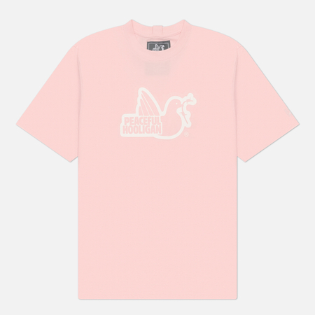 фото Мужская футболка peaceful hooligan outline, цвет розовый, размер xl