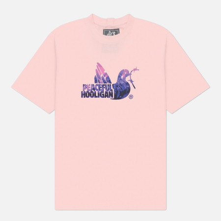 фото Мужская футболка peaceful hooligan pyro dove, цвет розовый, размер xxxl