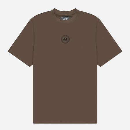 фото Мужская футболка peaceful hooligan emblem, цвет коричневый, размер s