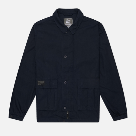 фото Мужская рубашка peaceful hooligan bluff overshirt, цвет синий, размер l