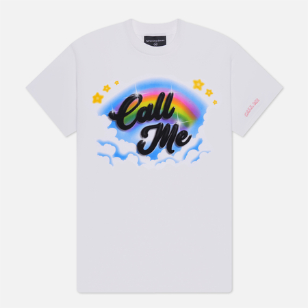 фото Мужская футболка call me 917 airbrush, цвет белый, размер s