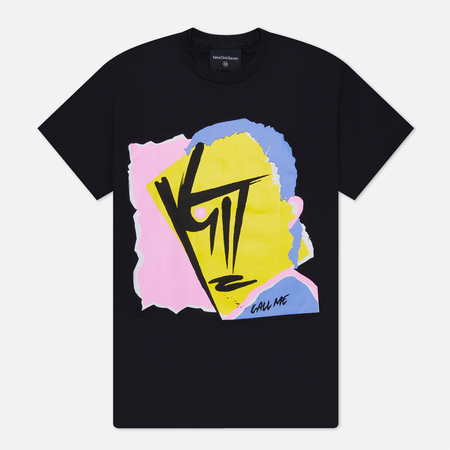 фото Мужская футболка call me 917 data xtc, цвет чёрный, размер s