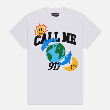 фото Мужская футболка call me 917 call me world, цвет белый, размер s