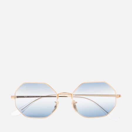 фото Солнцезащитные очки ray-ban octagon 1972 bi-gradient, цвет золотой, размер 54mm