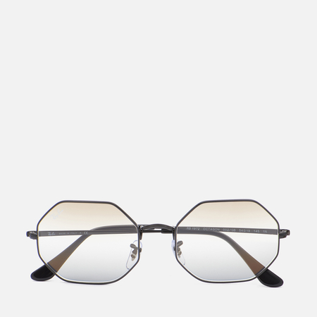 фото Солнцезащитные очки ray-ban octagon 1972 bi-gradient, цвет чёрный, размер 54mm