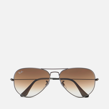 фото Солнцезащитные очки ray-ban aviator gradient, цвет коричневый, размер 58mm