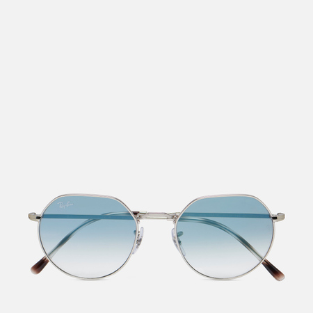 фото Солнцезащитные очки ray-ban jack, цвет серебряный, размер 53mm