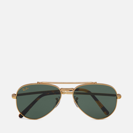 фото Солнцезащитные очки ray-ban new aviator, цвет золотой, размер 55mm