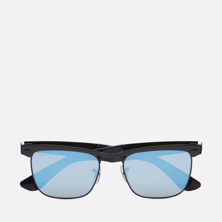 фото Солнцезащитные очки ray-ban wayfarer deluxe, цвет чёрный, размер 53mm