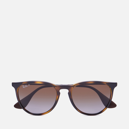 фото Солнцезащитные очки ray-ban erika classic polarized, цвет коричневый, размер 54mm